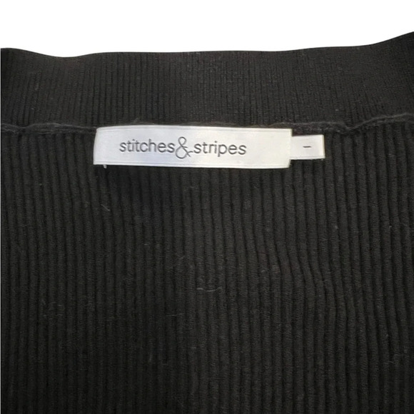 NWOT Revolve Stitches and Stripes Black Sweater size Large - Picture 3 of 3